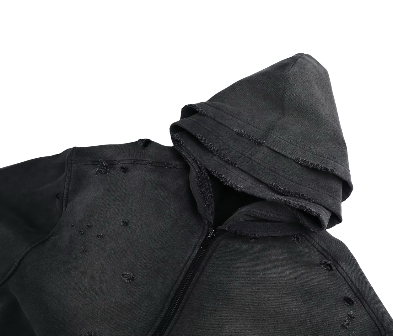 Triple Zipper Hoodie